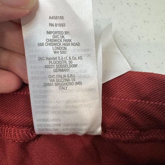 J Jason Wu Women's Stretch Faux Leather Reg Pull On Pants Side Zipper Size M - Picture 16 of 16